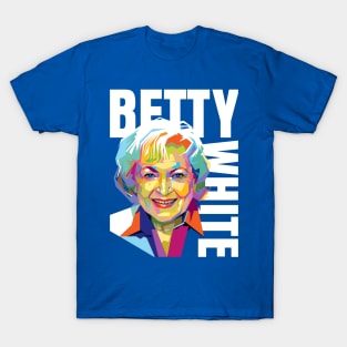 Betty White Pop Art T-Shirt